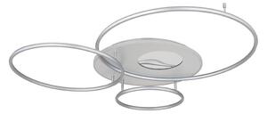 Globo 48466-70A - Plafoniera LED dimmerabile INVERTINA LED/70W/230V, finitura argento + telecomando