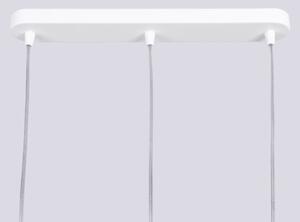 Sollux SL.1693 - Lampadario a sospensione con filo LIRO 3xGU10/10W/230V bianco