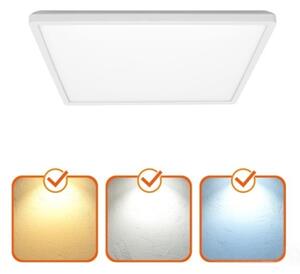 Lampada LED bagno NIVERA LED/12W/230V IP54 22,5x22,5 cm bianca + DO