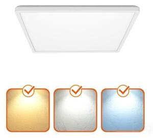 Plafoniera LED bagno NIVERA LED/12W/230V IP54 22,5x22,5 cm bianco