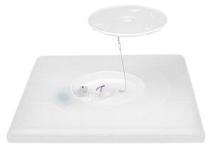 Plafoniera LED bagno NIVERA LED/12W/230V IP54 22,5x22,5 cm bianco