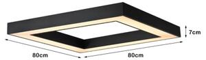 Immax NEO 07239L - Luce LED dimmerabile CANTO LED/60W/230V nero Tuya + +TC