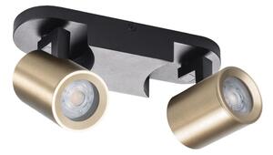 Kanlux 38961 - Faretto LAURIN 2xGU10/10W/230V ottone/nero