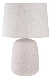 Lampada da tavolo color crema con paralume in tessuto (altezza 47 cm) Croft - House Nordic