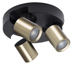 Kanlux 38963 - Faretto LAURIN 3xGU10/10W/230V ottone/nero