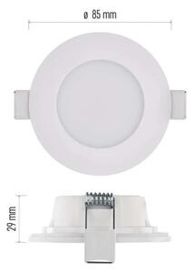 LED lampada da incasso per bagno LORI LED/4,5W/230V IP65 2700/4000K bianco