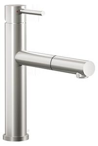 Robinetteries de cuisine Villeroy & Boch Como SKY Shower, saillie 212mm, pivotement 120°, acier inox massif, flexible de douche extractible, 927900LC, 927900LC