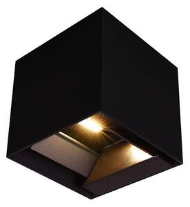 Lampada solare da parete LED con sensore 9W 3,7V 3000-5000K IP65 nera
