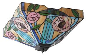 Endon 70698 - Lampada da soffitto Tiffany WILLOW 2xE27/60W/230V
