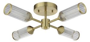 Endon 106946 - Lampadario a plafone TOUR 4xG9/3W/230V ottone