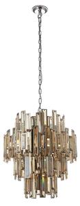 Endon 72744 - Lampadario a catena VIVIANA 12xE14/40W/230V fumo