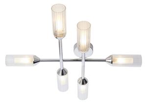 Endon 95045 - Lampadario a plafone per bagni NATORI 6xG9/3W/230V IP44 cromo lucido