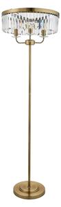 Endon 110644 - Lampada con piedistallo CHESTERFIELD 3xE14/6W/230V ottone