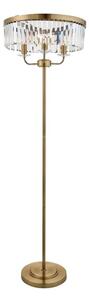 Endon 110644 - Lampada con piedistallo CHESTERFIELD 3xE14/6W/230V ottone