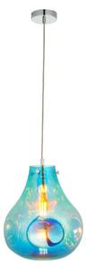 Endon 99791 - Lampadario a sospensione con filo EUROPA 1xE27/10W/230V blu