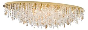 Orion - Plafoniera di cristallo CRYSTALRIVER 21xG9/40W/230V oro