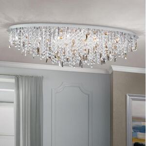 Orion - Plafoniera di cristallo CRYSTALRIVER 21xG9/40W/230V cromo lucido