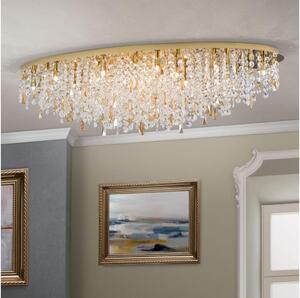 Orion - Plafoniera di cristallo CRYSTALRIVER 21xG9/40W/230V oro