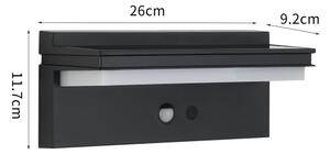 Brilagi - Lampada solare LED SUN SENSE 10W 3,7V 4000mAh IP44 sensore