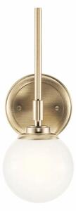 Kichler KL-BENNO1-CPZ - Lampada LED da bagno BENNO 1xG9/3W/230V IP44 ottone