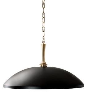 Kichler KL-DELAROSA-P-BK - Lampadario a sospensione con catena DELAROSA 1xE27/60W/230V nero/ottone