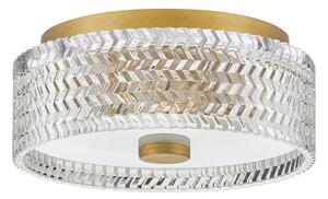 Hinkley HK-ELLE-F-S-HB - Plafoniera 2xE27/60W/230V diametro 30,5 cm oro