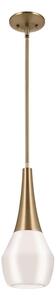 Kichler KL-DEELA-P-CPZ - Lampadario a sospensione con supporto rigido DEELA 1xE27/60W/230V diametro 17,8 cm ottone