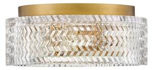 Hinkley HK-ELLE-F-S-HB - Plafoniera 2xE27/60W/230V diametro 30,5 cm oro