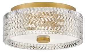 Hinkley HK-ELLE-F-S-HB - Plafoniera 2xE27/60W/230V diametro 30,5 cm oro