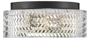 Hinkley HK-ELLE-F-S-BK - Plafoniera 2xE27/60W/230V diametro 30,5 cm nero