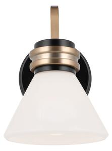 Kichler KL-FARUM1-BK - LED Lampada da bagno FARUM 1xG9/3W/230V nero/ottone