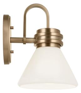 Kichler KL-FARUM1-CPZ - LED Lampada da bagno FARUM 1xG9/3W/230V ottone