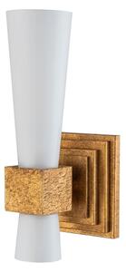 Elstead KRISTY-1WB-DG-OPAL - Applique KRISTY 1xE27/40W/230V oro