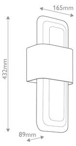 Kichler KL-SERENE-LED-W-NBR - Applique a LED SERENE LED/16W/230V ottone