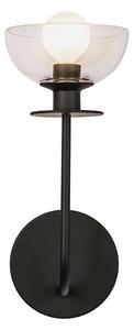 Alora Mood ALM-SYLVIA-1WB-BK-CL - Applique SYLVIA 1xE14/40W/230V nero