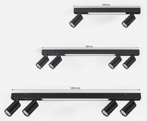 Brilagi - Faretto LED SELE 4xGU10/30W/230V + LED/20W nero