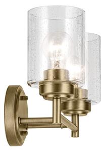 Kichler KL-WINSLOW-2W-NBR - Applique WINSLOW 2xE27/60W/230V ottone