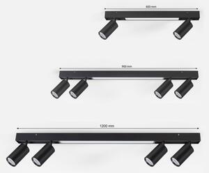 Brilagi - Faretto LED SELE 4xGU10/30W/230V + LED/25W nero