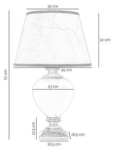 ONLI - Lampada da tavolo AMADEUS 1xE27/15W/230V 72 cm nero/oro