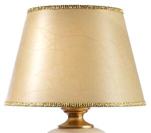 ONLI - Lampada da tavolo AMADEUS 1xE27/15W/230V 72 cm beige/oro