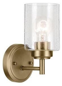Kichler KL-WINSLOW-1W-NBR - Applique WINSLOW 1xE27/60W/230V ottone