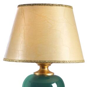 ONLI - Lampada da tavolo AMADEUS 1xE27/15W/230V 72 cm verde/oro