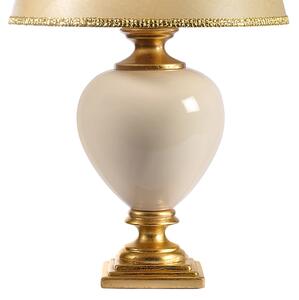 ONLI - Lampada da tavolo AMADEUS 1xE27/15W/230V 72 cm beige/oro