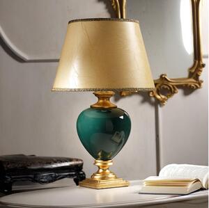ONLI - Lampada da tavolo AMADEUS 1xE27/15W/230V 72 cm verde/oro
