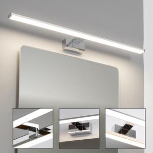 Brilagi - Specchio da bagno con luce LED VESTRA, 15 W/230 V, 80 cm, IP44, cromato