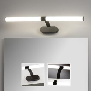 Brilagi - Specchio da bagno con luce LED TUBEO LED/8W/230V 60 cm IP44 Nero