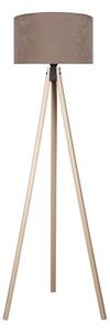Brilagi - Lampada con piedistallo VELVET 1xE27/60W/230V beige