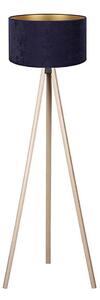 Brilagi - Lampada con piedistallo VELVET 1xE27/60W/230V beige/blu