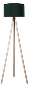 Brilagi - Lampada con piedistallo VELVET 1xE27/60W/230V beige/verde