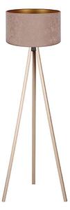 Brilagi - Lampada con piedistallo VELVET 1xE27/60W/230V beige
